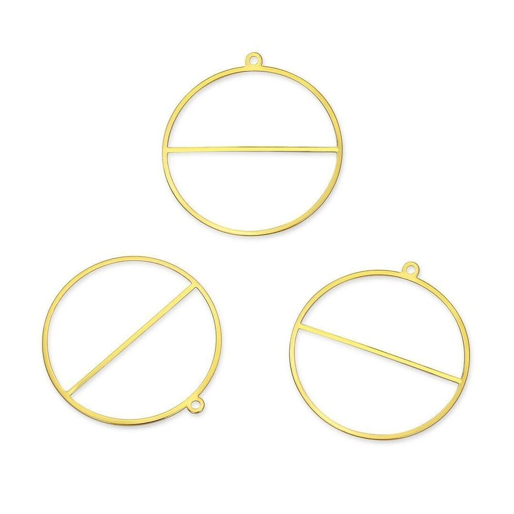 3004 20pcs Adabele Tarnish Resistant 38mm Large Round Buckle Shape Drop
